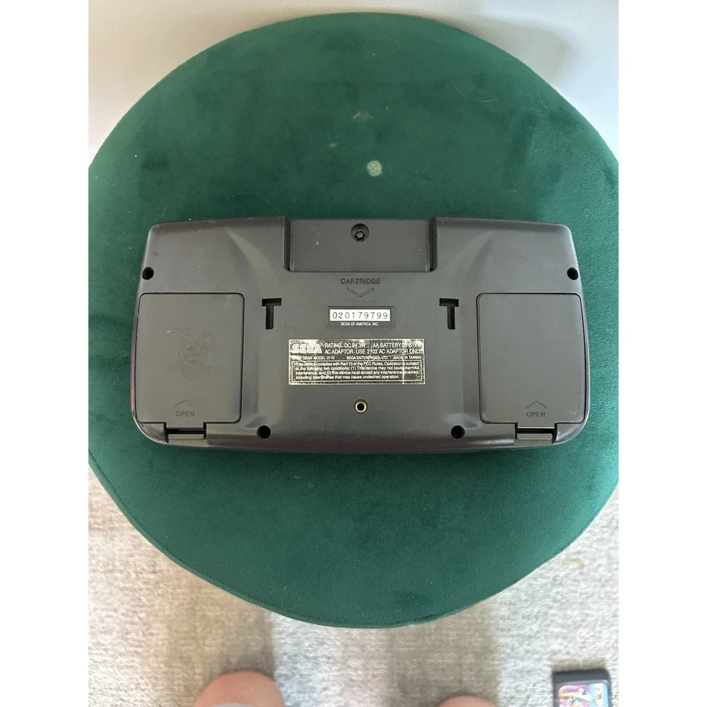 Sega Game Gear Launch Edition Black Handheld System MCWILL lcd mod,